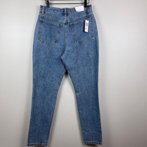 WeWoreWhat Jeans Women 30 Blue Denim The Danielle High Rise Vintage Straight NWT - Picture 2 of 11